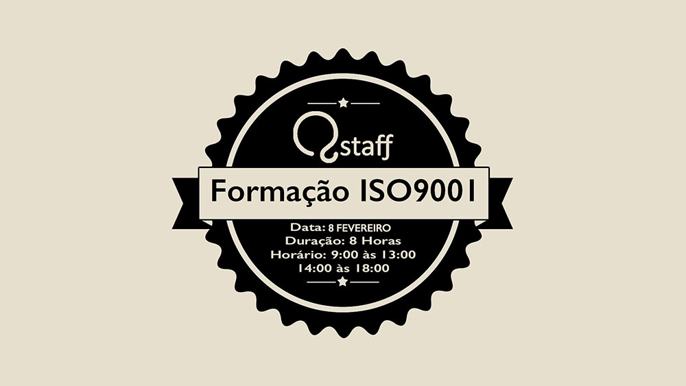 Segunda edição: Formação ISO 9001:2015 – Gestão da Qualidade